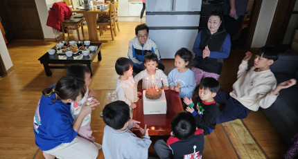 즐거운 '도가모임' 세 가정의 1월 생일파티