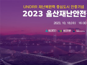 국제적 재난복원력 중심도시 도약을 위한 교류 협력의 장 마련