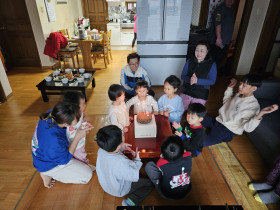 즐거운 '도가모임' 세 가정의 1월 생일파티