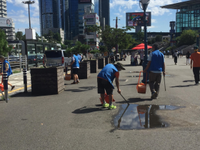'청소원으로 변신한 노숙인'…서울시, 코레일과 손잡고 자활 의지 돕는다