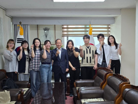 천도교 청년회·대학생단, 박인준 교령과 간담회