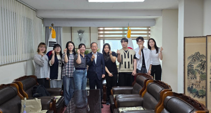 천도교 청년회·대학생단, 박인준 교령과 간담회